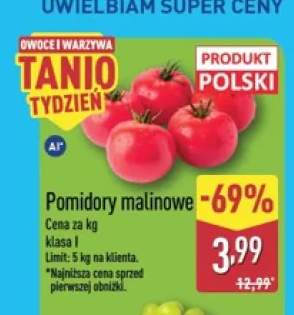 Pomidory malinowe polskie