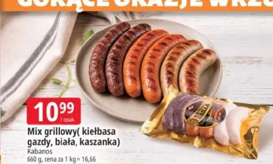 mix kiełbas na grill