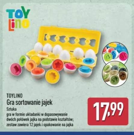 Gra sortowanie jajek TOYLINO