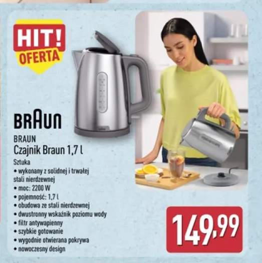 Czajnik Braun 1,7 l