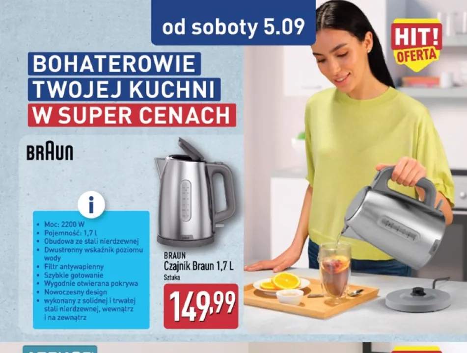 Czajnik Braun 1,7 l