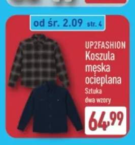 Koszula męska ocieplana UP2FASHION