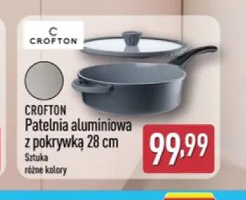 Patelnia aluminiowa z pokrywką 28 cm Crofton