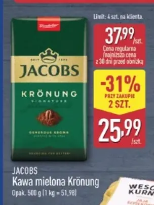 Kawa mielona Jacobs Krönung