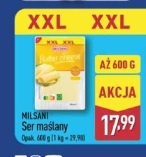 Ser maślany w plastrach Milsani