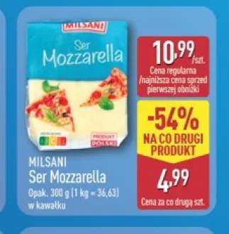 Ser mozzarella w kawałku Milsani