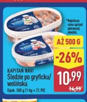 Śledzie po wolińsku Kapitan Navi +1 wariant