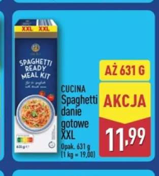 Danie gotowe spaghetti XXL Cucina