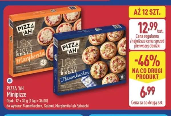 Minipizze Pizza 'Ah Flammkuchen 12-pak +3 warianty