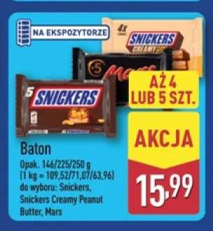 Baton Snickers 5-pak +2 warianty