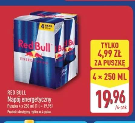 Napój energetyczny Red Bull 4-pak
