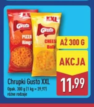 Chrupki Gusto Cheese Balls XXL +1 wariant