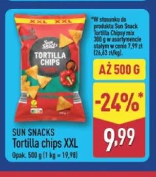 Tortilla chips XXL Sun Snacks