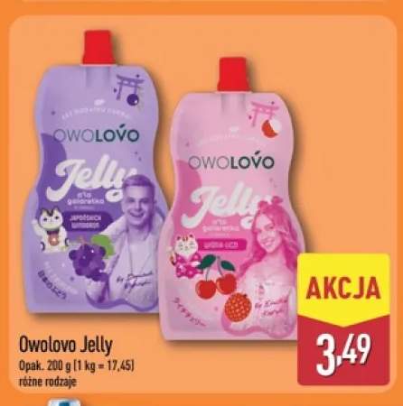 Mus Owolovo Jelly o smaku japońskich winogron +1 wariant