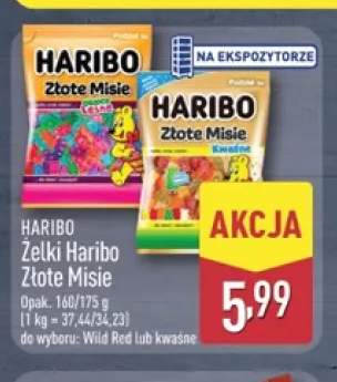Żelki Haribo Złote Misie Wild Red +1 wariant
