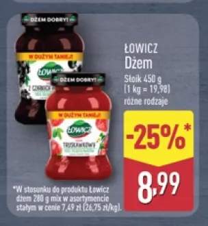 Dżem truskawkowy Łowicz +1 wariant