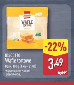 Wafle tortowe Biscotto