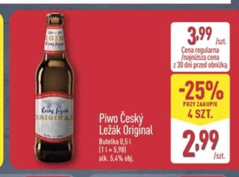 Piwo Český Ležák Original