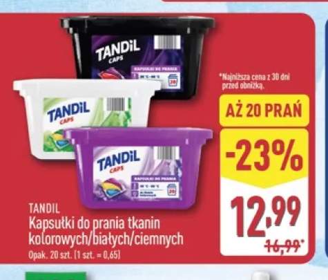 Kapsułki do prania tkanin kolorowych Tandil +2 warianty