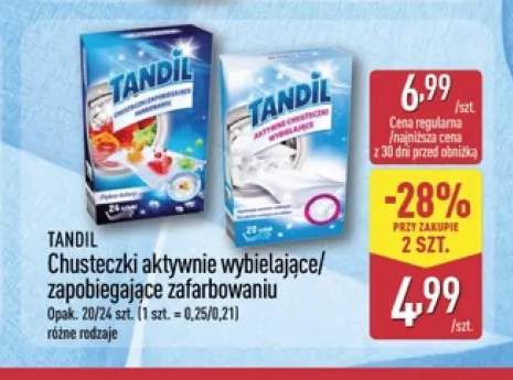 Chusteczki zapobiegające zafarbowaniu Tandil +1 wariant