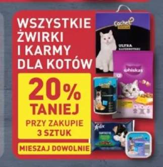 Żwirki i karmy dla kotów +5 wariantów