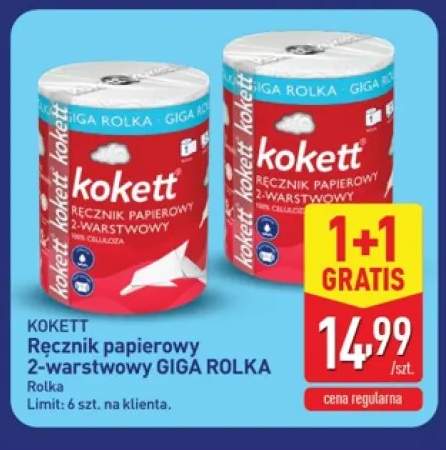 Ręcznik papierowy 2-warstwowy GIGA ROLKA Kokett