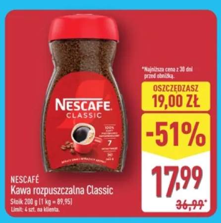 Kawa rozpuszczalna Nescafé Classic