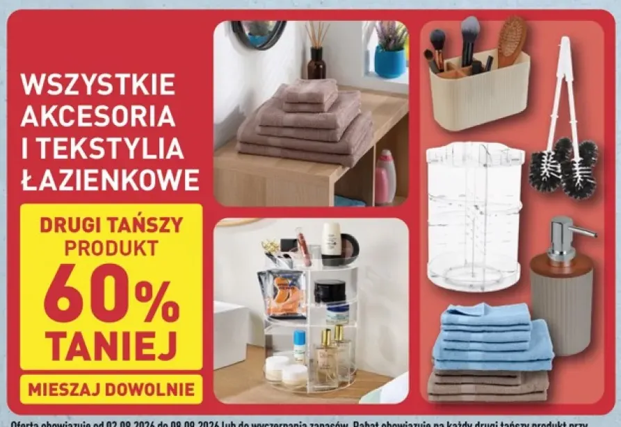 Akcesoria i tekstylia łazienkowe