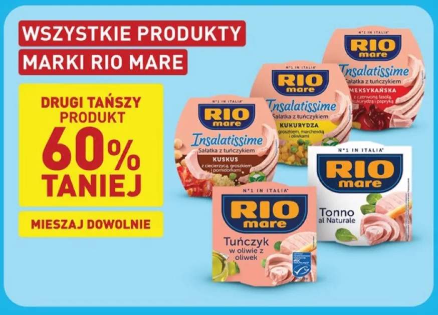 Sałatka z tuńczykiem Insalatissime Kuskus Rio Mare +5 wariantów