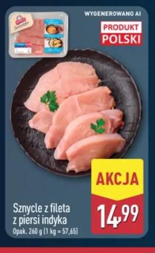 Sznycle z fileta z piersi indyka Samo Dobro