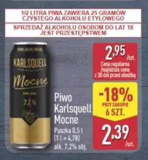 Piwo Karlsquell Mocne