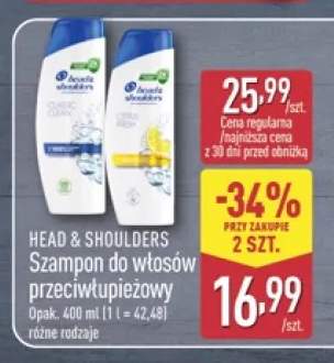 Szampon do włosów przeciwłupieżowy Head & Shoulders Classic Clean +1 wariant