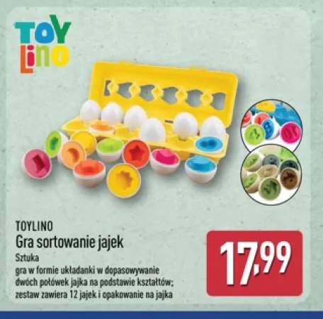Gra sortowanie jajek TOYLINO