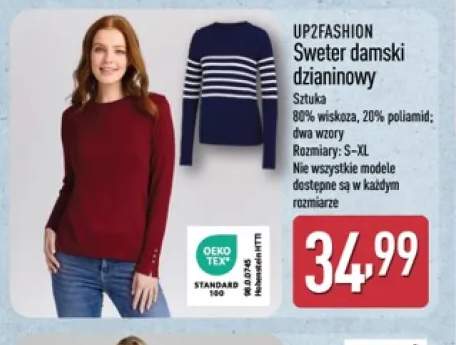Sweter damski dzianinowy UP2FASHION