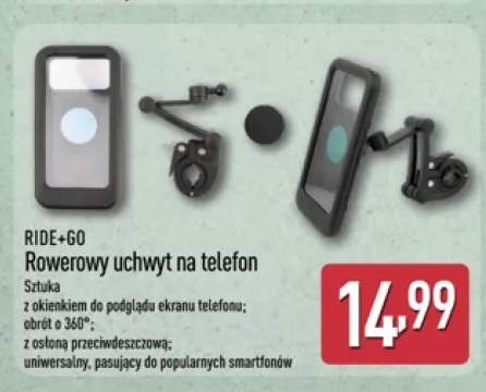 Rowerowy uchwyt na telefon Ride+Go