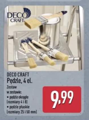 Zestaw pędzli DECO CRAFT