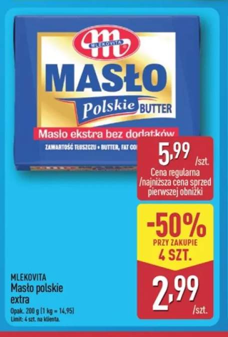 Masło polskie extra Mlekovita