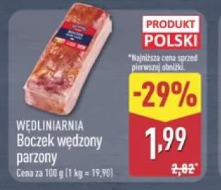 Boczek wędzony parzony Wędliniarnia