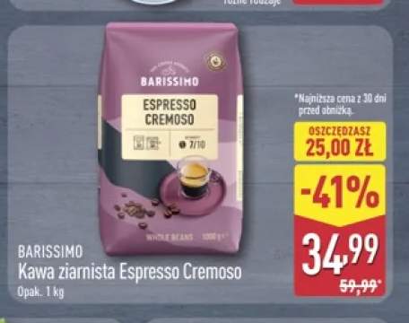 Kawa ziarnista Barissimo Espresso Cremoso