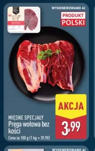 Pręga wołowa bez kości Mięsne Specjały