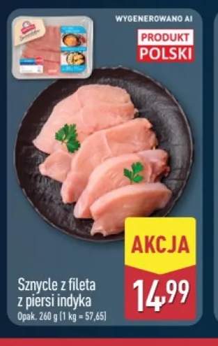 Sznycle z fileta z piersi indyka