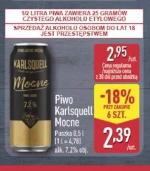 Piwo Karlsquell Mocne