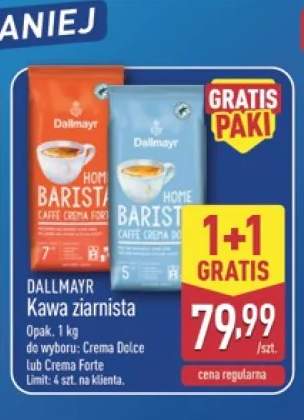 Kawa ziarnista Dallmayr Crema Dolce +1 wariant