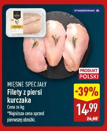 Filety z piersi kurczaka Mięsne Specjały