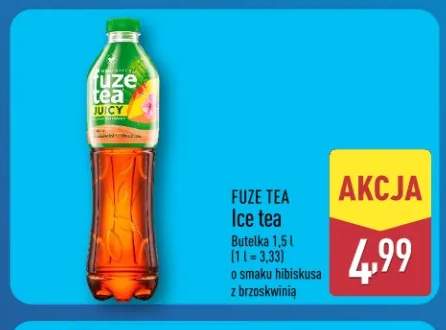 Ice tea o smaku hibiskusa z brzoskwinią Fuze