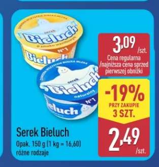 Serek o smaku waniliowym Bieluch +1 wariant
