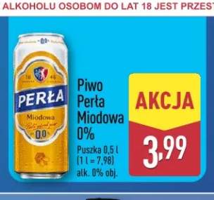 Piwo bezalkoholowe Perła Miodowa