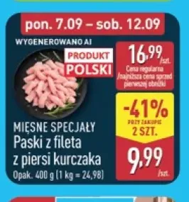 Paski z fileta z piersi kurczaka Mięsne Specjały