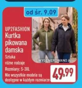 Kurtka pikowana damska UP2FASHION