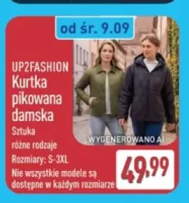 Kurtka pikowana damska UP2FASHION